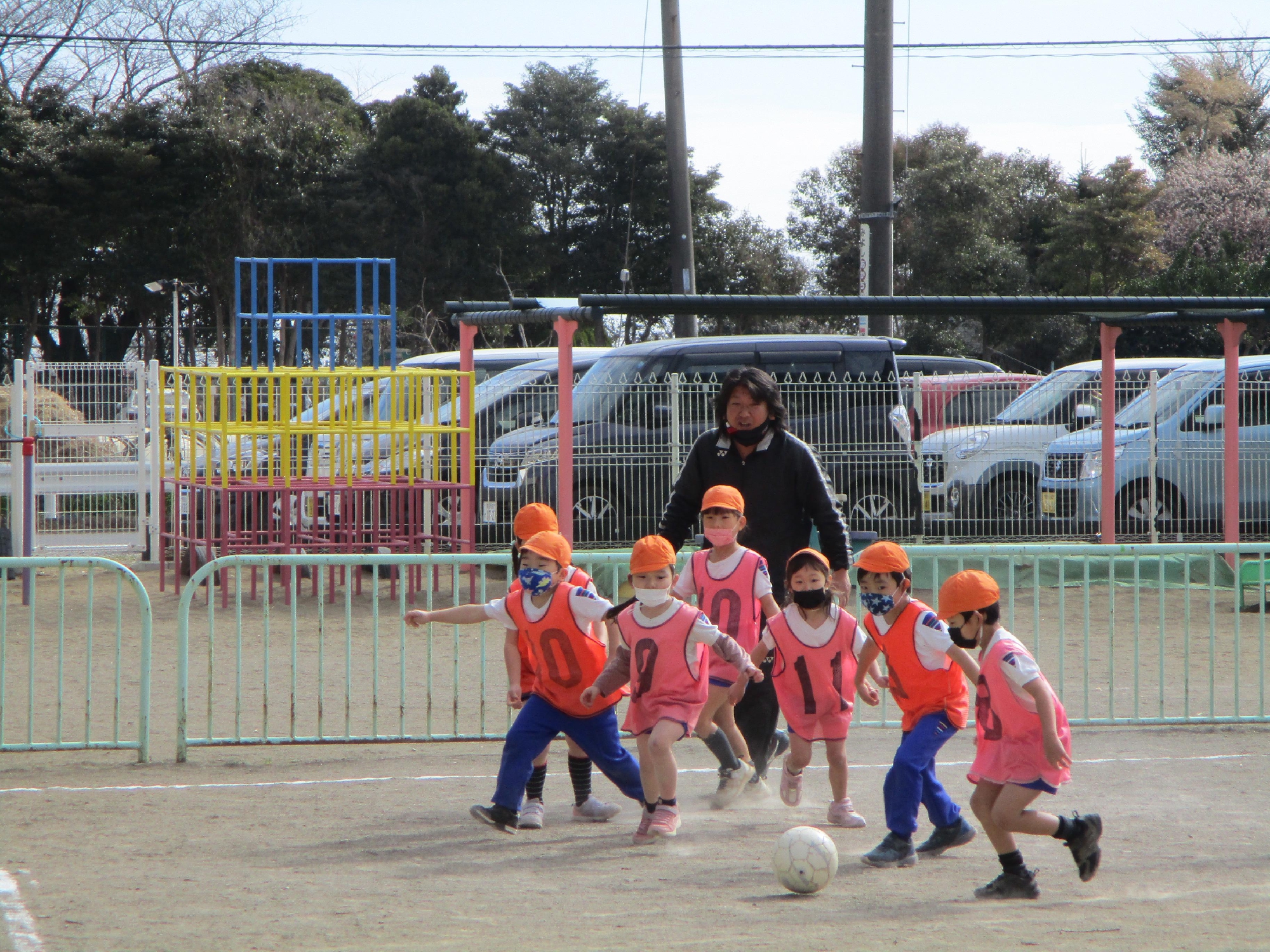 年長組、サッカー大会